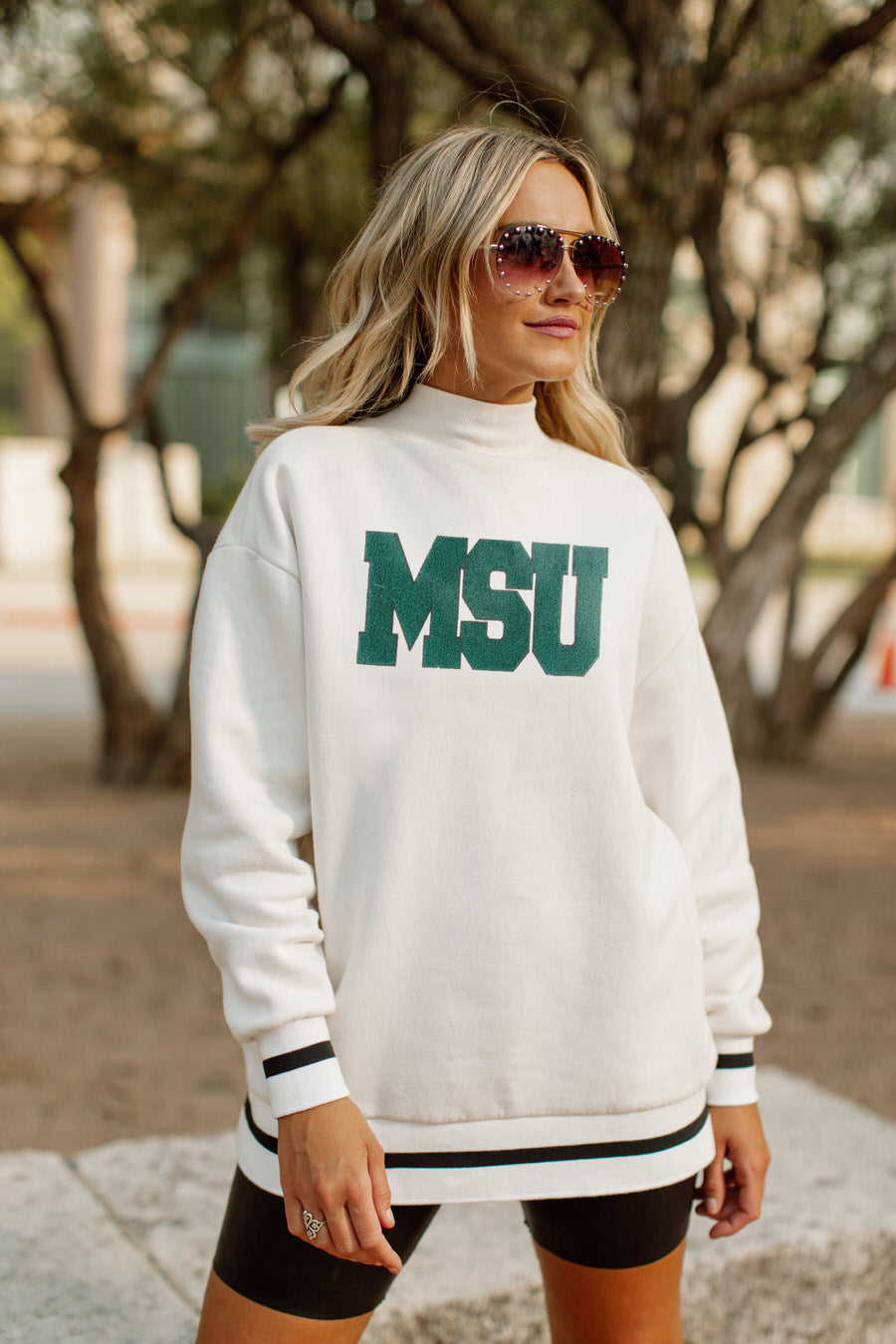 MICHIGAN STATE SPARTANS THIS IS IT MOCK PULLOVER