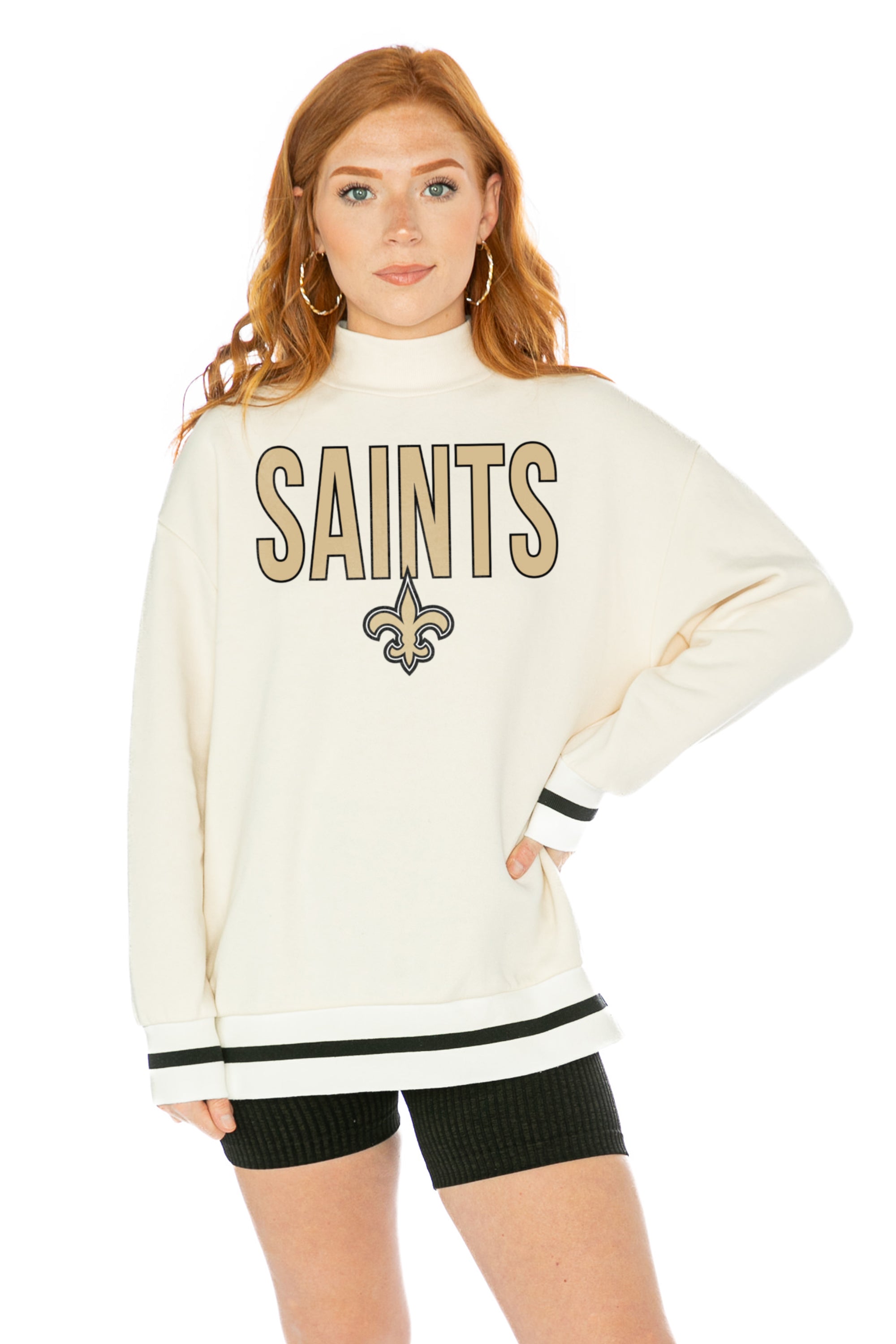 NFL Team Apparel Youth New Orleans Saints All Out Blitz Team Color Hoodie