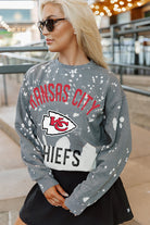 KANSAS CITY CHIEFS COIN TOSS LONG SLEEVE FRENCH TERRY CREWNECK PULLOVER