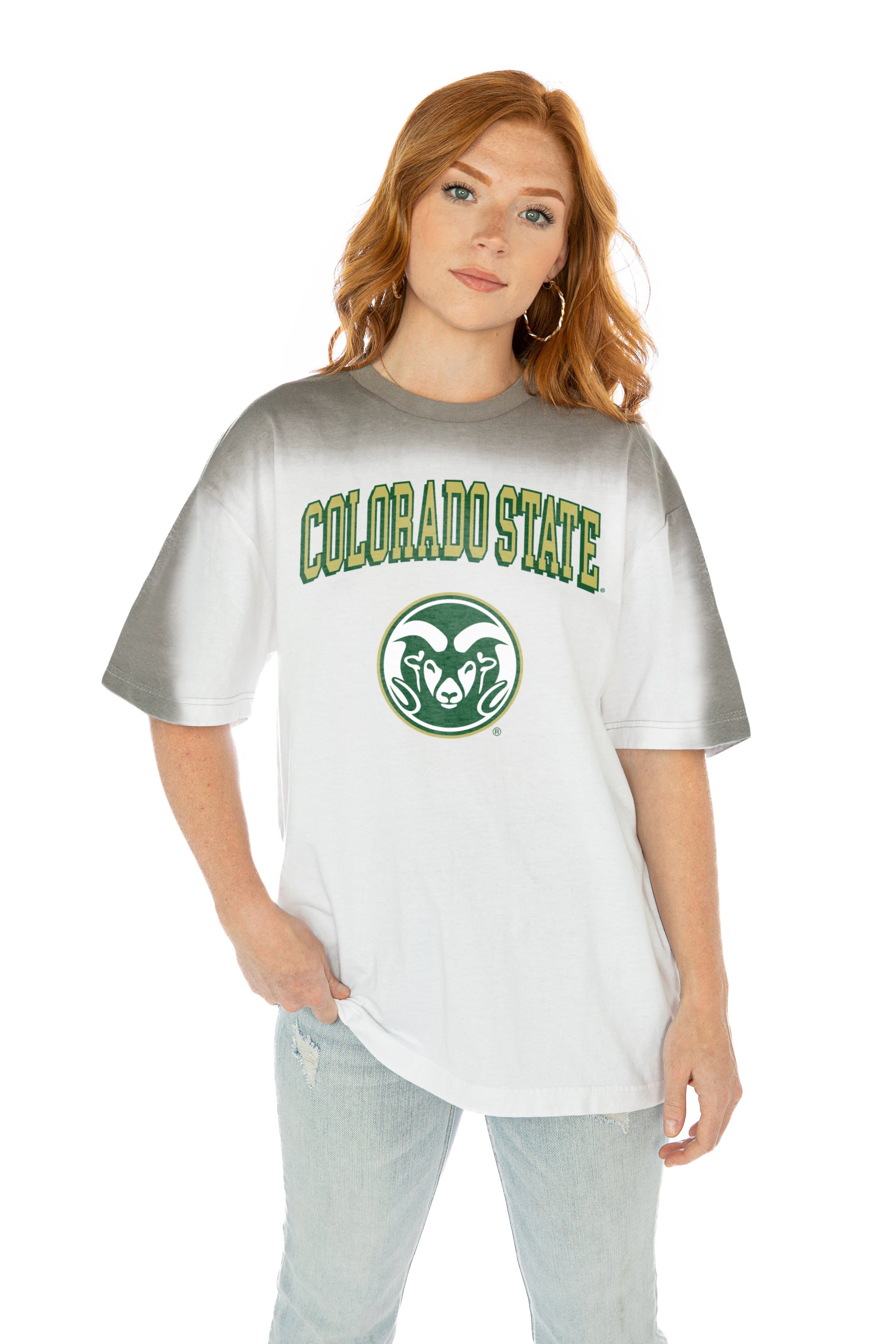 COLORADO STATE RAMS INTERCEPTION COLOR WAVE CREW NECK T-SHIRT – GAMEDAY  COUTURE