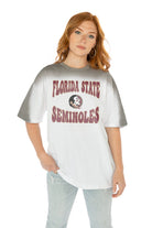 FLORIDA STATE SEMINOLES CAMPUS GLORY COLOR WAVE CREW NECK T-SHIRT