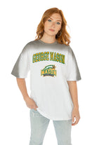 GEORGE MASON PATRIOTS INTERCEPTION COLOR WAVE CREW NECK T-SHIRT