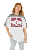 INDIANA HOOSIERS CAMPUS GLORY COLOR WAVE CREW NECK T-SHIRT