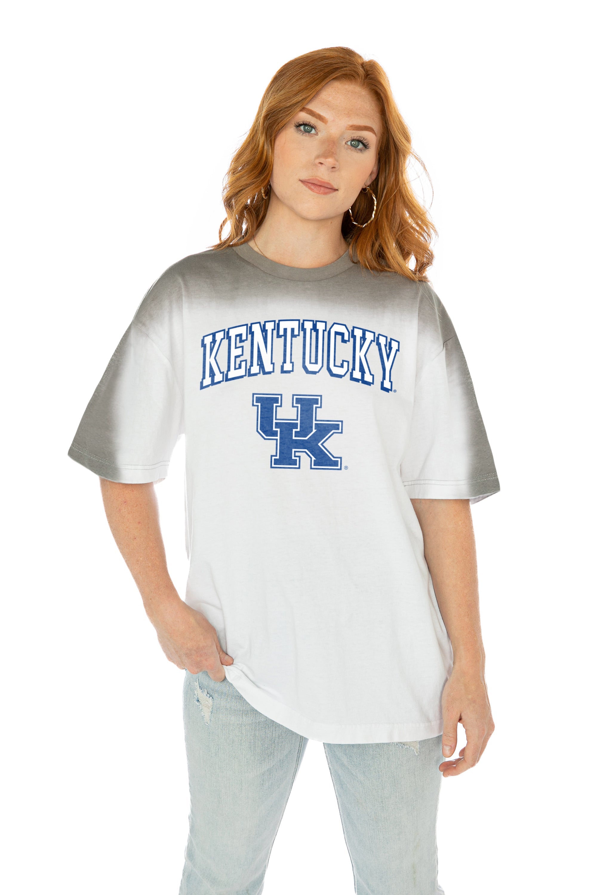 KENTUCKY WILDCATS INTERCEPTION COLOR WAVE CREW NECK T-SHIRT