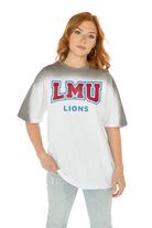 LOYOLA MARYMOUNT LIONS INTERCEPTION COLOR WAVE CREW NECK T-SHIRT