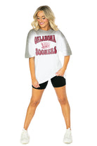 OKLAHOMA SOONERS CAMPUS GLORY COLOR WAVE CREW NECK T-SHIRT