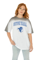 SETON HALL PIRATES INTERCEPTION COLOR WAVE CREW NECK T-SHIRT