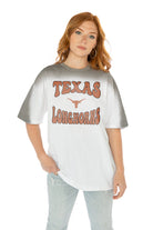 TEXAS LONGHORNS CAMPUS GLORY COLOR WAVE CREW NECK T-SHIRT