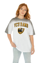 VIRGINIA COMMONWEALTH RAMS INTERCEPTION COLOR WAVE CREW NECK T-SHIRT