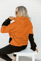 OKLAHOMA STATE COWBOYS MATCHMAKER ADULT DIAGONAL BLOCK HOODED FLEECE PULLOVER