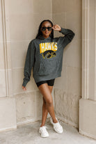 IOWA HAWKEYES RUNNING WILD ADULT CLASSIC HOODED PULLOVER