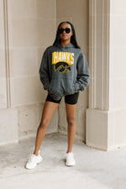 IOWA HAWKEYES RUNNING WILD ADULT CLASSIC HOODED PULLOVER