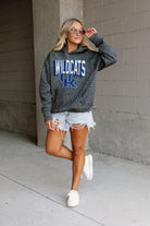 KENTUCKY WILDCATS RUNNING WILD ADULT CLASSIC HOODED PULLOVER