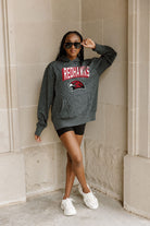 MIAMI OF OHIO REDHAWKS RUNNING WILD ADULT CLASSIC HOODED PULLOVER