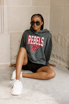 OLE MISS REBELS RUNNING WILD ADULT CLASSIC HOODED PULLOVER