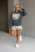 US NAVY MIDSHIPMEN RUNNING WILD ADULT CLASSIC HOODED PULLOVER