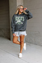 OHIO BOBCATS RUNNING WILD ADULT CLASSIC HOODED PULLOVER