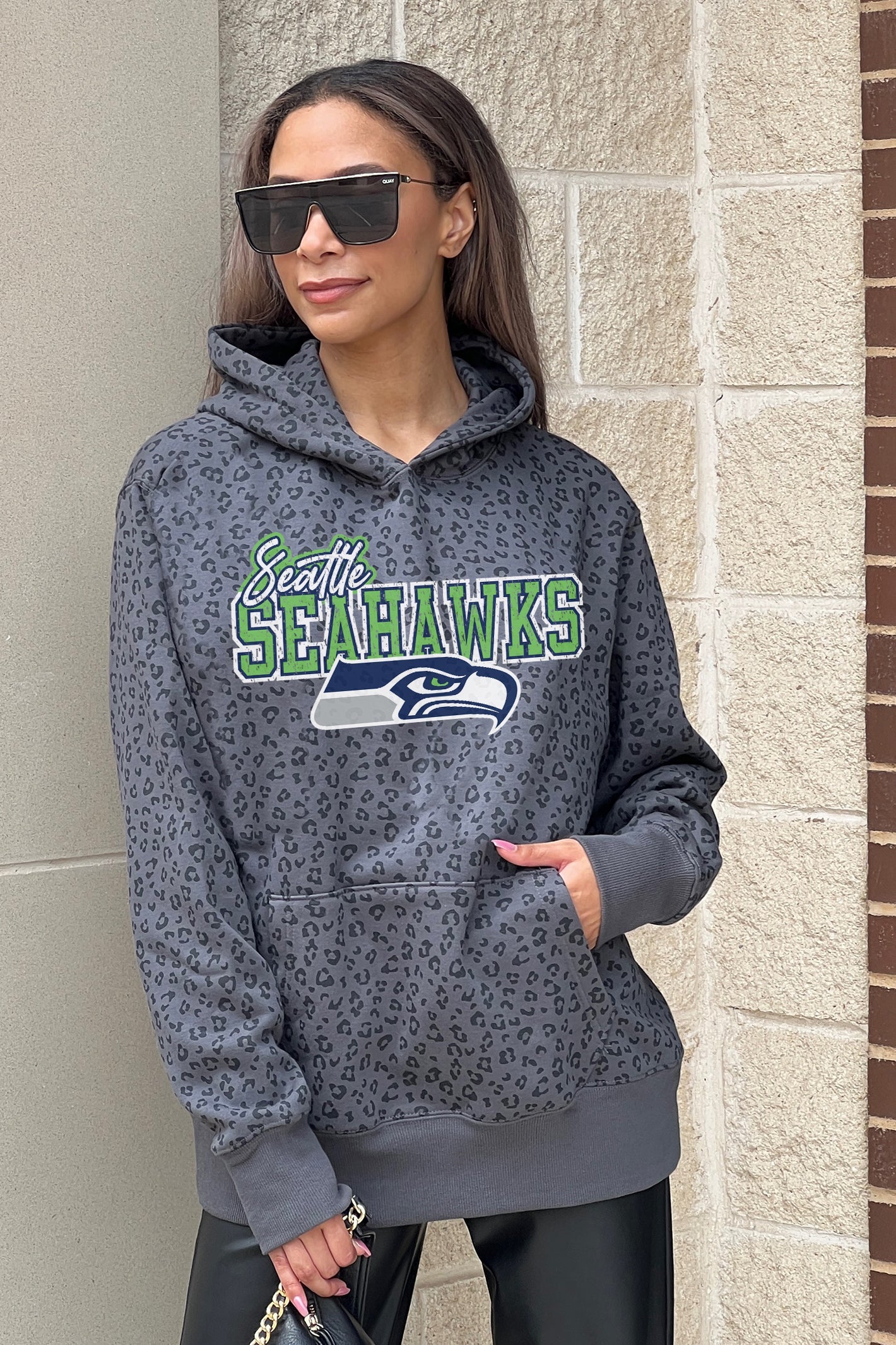 SEATTLE SEAHAWKS IN THE SPOTLIGHT ADULT CLASSIC HOODED PULLOVER