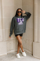 TCU HORNED FROGS RUNNING WILD ADULT CLASSIC HOODED PULLOVER