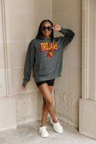 USC TROJANS RUNNING WILD ADULT CLASSIC HOODED PULLOVER