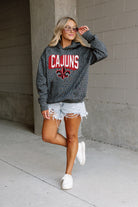 LAFAYETTE RAGIN' CAJUNS RUNNING WILD ADULT CLASSIC HOODED PULLOVER