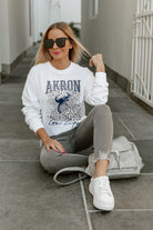 AKRON ZIPS WILD GAME BOYFRIEND FIT LONG SLEEVE TEE