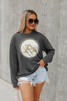 AKRON ZIPS TURNING CIRCLES BOYFRIEND FIT LONG SLEEVE TEE