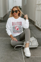 BALL STATE CARDINALS WILD GAME BOYFRIEND FIT LONG SLEEVE TEE