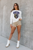 BALTIMORE RAVENS PUSHING THE LIMIT BOYFRIEND FIT LONG SLEEVE TEE