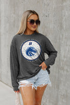 BOISE STATE BRONCOS TURNING CIRCLES BOYFRIEND FIT LONG SLEEVE TEE