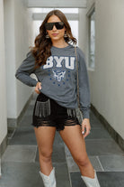 BYU COUGARS EVERYDAY FAN BOYFRIEND FIT LONG SLEEVE TEE