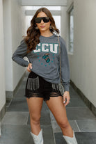 COASTAL CAROLINA CHANTICLEERS EVERYDAY FAN BOYFRIEND FIT LONG SLEEVE TEE