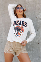 CHICAGO BEARS PUSHING THE LIMIT BOYFRIEND FIT LONG SLEEVE TEE