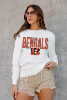 CINCINNATI BENGALS ALWAYS READY BOYFRIEND FIT LONG SLEEVE TEE