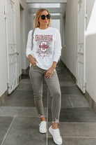 CHARLESTON COUGARS WILD GAME BOYFRIEND FIT LONG SLEEVE TEE