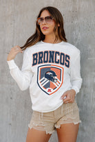 DENVER BRONCOS PUSHING THE LIMIT BOYFRIEND FIT LONG SLEEVE TEE