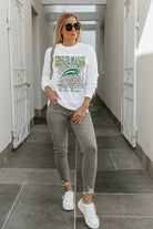 GEORGE MASON PATRIOTS WILD GAME BOYFRIEND FIT LONG SLEEVE TEE