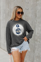 GEORGETOWN HOYAS TURNING CIRCLES BOYFRIEND FIT LONG SLEEVE TEE