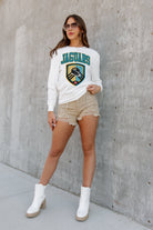 JACKSONVILLE JAGUARS PUSHING THE LIMIT BOYFRIEND FIT LONG SLEEVE TEE