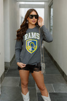 LOS ANGELES RAMS BLOCKING PATTERN BOYFRIEND FIT LONG SLEEVE TEE