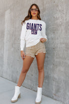 NEW YORK GIANTS ALWAYS READY BOYFRIEND FIT LONG SLEEVE TEE