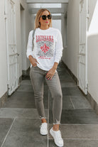 LAFAYETTE RAGIN' CAJUNS WILD GAME BOYFRIEND FIT LONG SLEEVE TEE