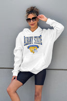 ALBANY STATE GOLDEN RAMS GOOD CATCH PREMIUM FLEECE HOODED PULLOVER