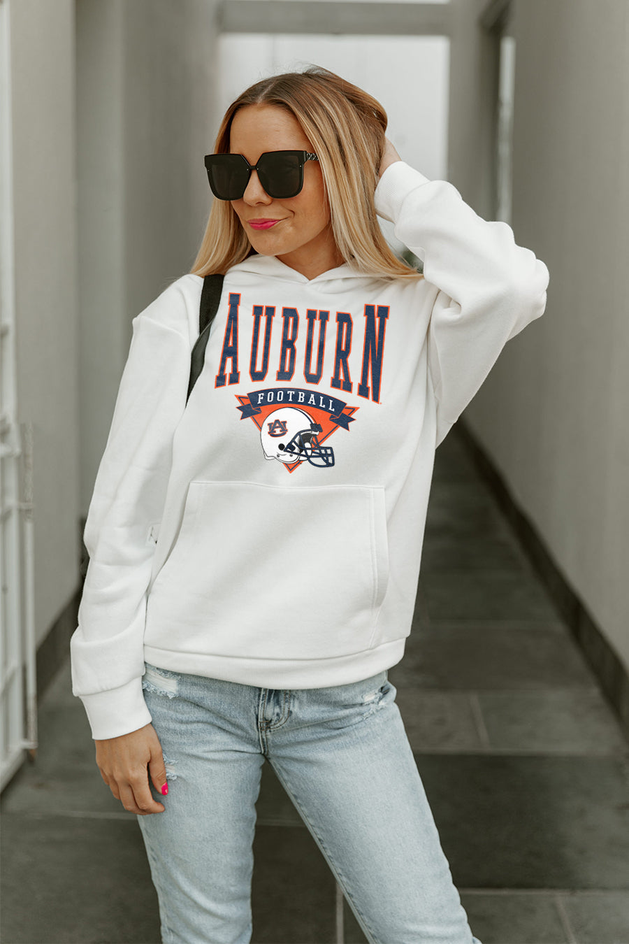 AUBURN TIGERS GOOD CATCH PREMIUM FLEECE HOODED PULLOVER