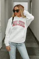 BALL STATE CARDINALS LEGACY PREMIUM FLEECE HOODED PULLOVER