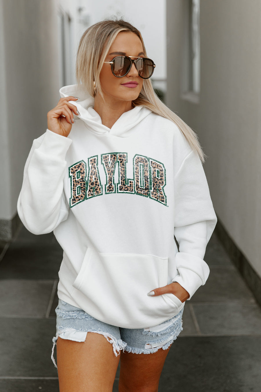 BAYLOR BEARS LEGACY PREMIUM FLEECE HOODED PULLOVER