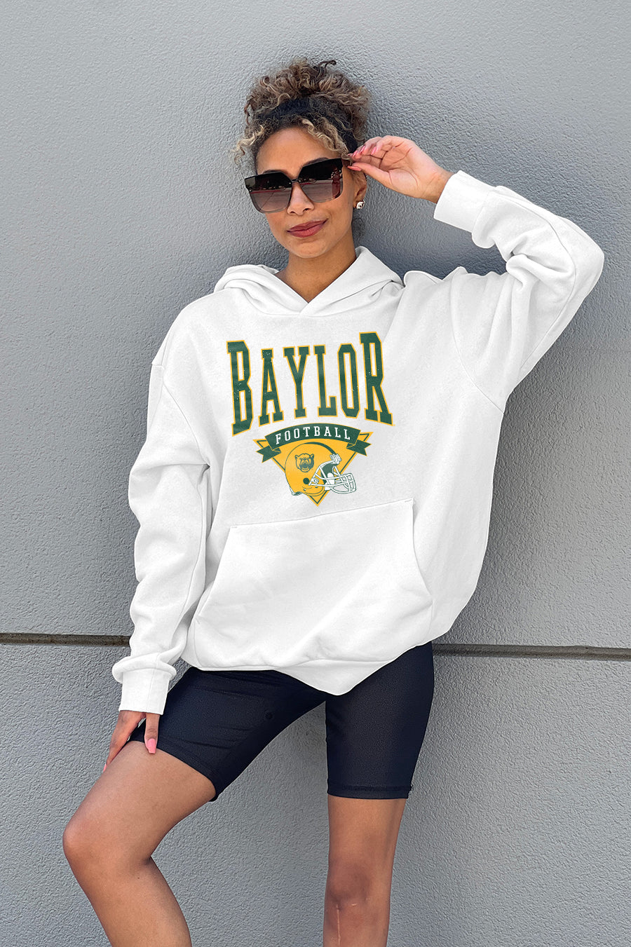 BAYLOR BEARS GOOD CATCH PREMIUM FLEECE HOODED PULLOVER