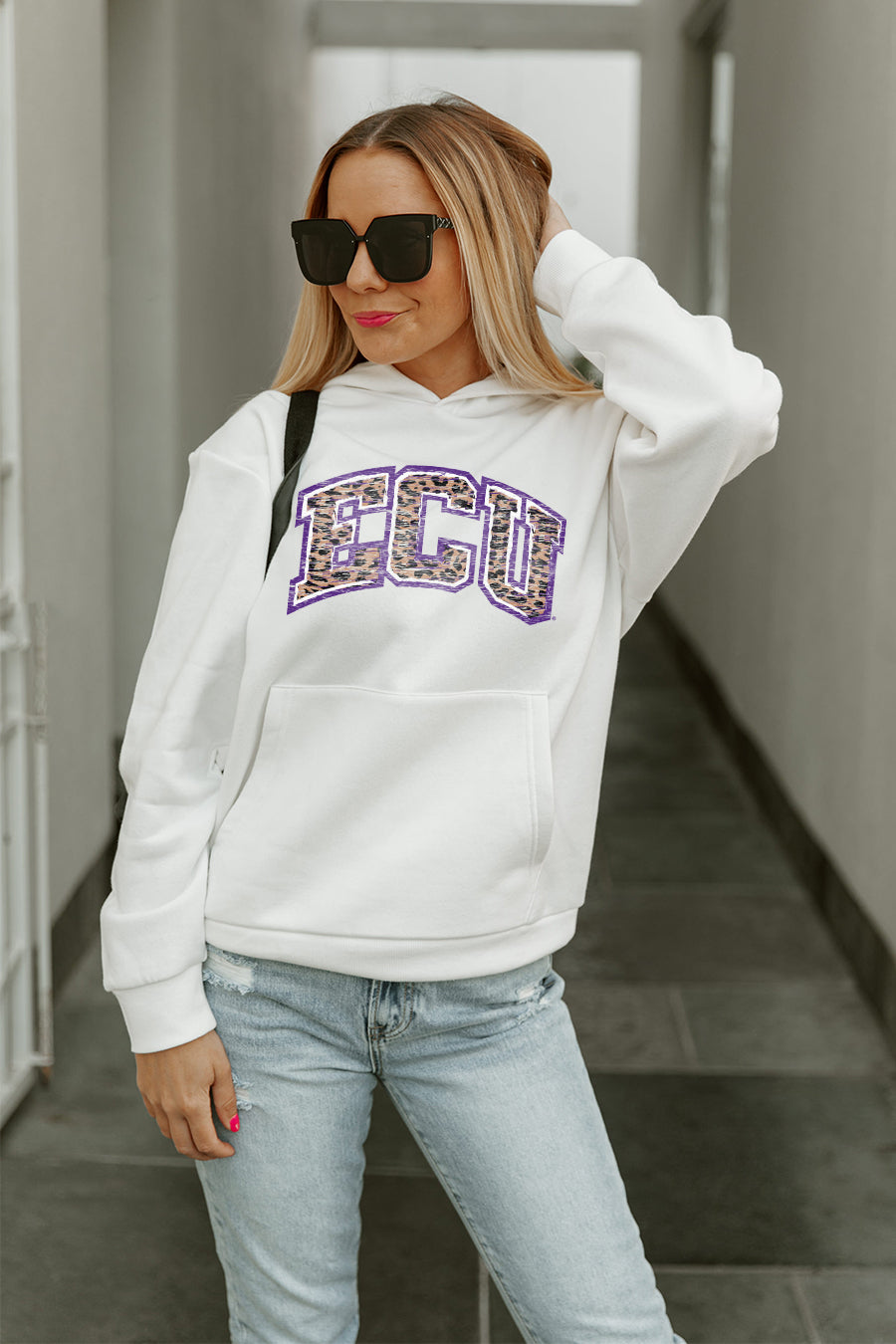 EAST CAROLINA PIRATES LEGACY PREMIUM FLEECE HOODED PULLOVER