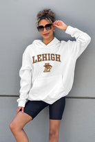 LEHIGH MOUNTAIN HAWKS GOOD CATCH PREMIUM FLEECE HOODED PULLOVER