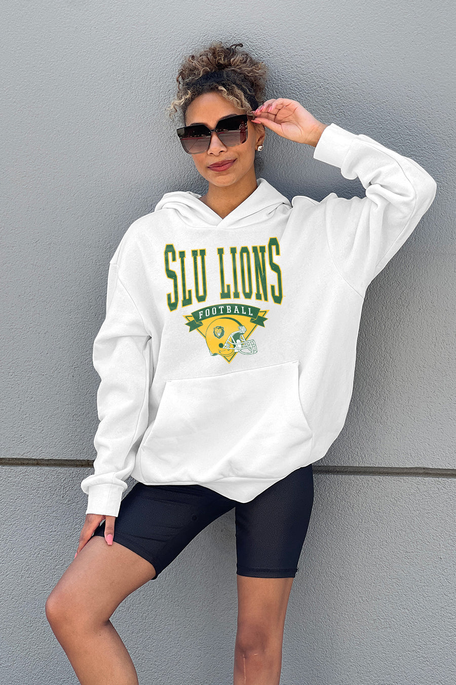 SOUTHEASTERN LOUISIANA LIONS GOOD CATCH PREMIUM FLEECE HOODED PULLOVER